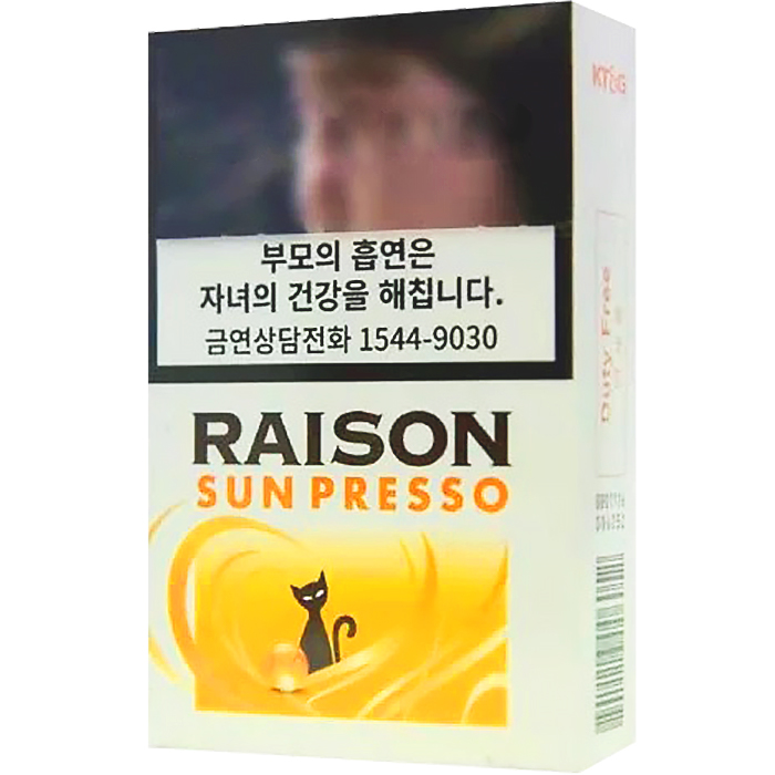 RAISON 铁塔猫 太阳 爆珠 硬盒【Korea】